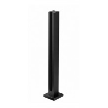 POSTE CUADRADO INTERMEDIO H 802 NEGRO VIDRIO 8 12MM FO