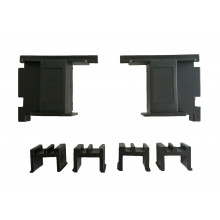 TAPA PERFIL INVERSOR 40X20 NEGRA JGO