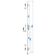 CERRADURA 3 PUNTOS FRENTE PLANO 24 SECURY AUTOMATIC 6 36037 AR 0 1 35 92 24 8 PR
