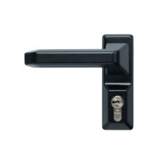 MANILLA CON LLAVE ANTIPANICO ALPHA 07A78.38 NEGRA CS