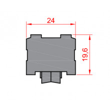 RUEDA S AL 18 2500 C 70 ZAMAK ROD. BOLAS REGULABLE AL
