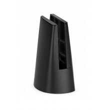 PINZA BARANDILLA REGULABLE Y 600 NEGRA AISI 316 VIDRIO 12 20MM HE