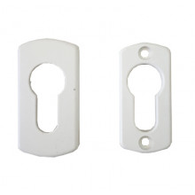 ROSACE NYLON 9020 CYLINDRIQUE RECTANGULAIRE BLANCHE