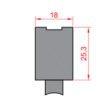 RUEDA S 2300HJ C23HJ 4400  ROD. BOLAS REGULABLE HE
