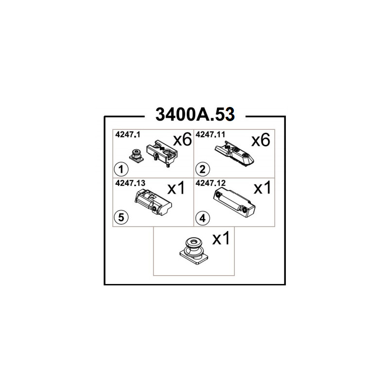 KIT SEGURIDAD RC2 3400A.53 PARA OSCILO WEEN MS - detalle 2