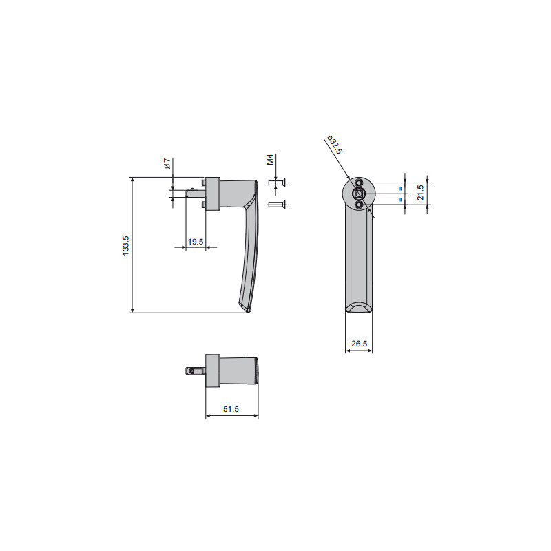 MANILLA MULTIFUNCION MINIMALISTA IRIS 0500A G6 PLATA FP - detalle 2