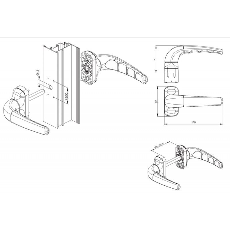 MANILLA RECUPERABLE 3060 INOX MS - detalle 2