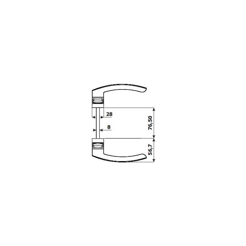 MANILLA RECUPERABLE SILHOUETTE 210 INOX MT - detalle 2