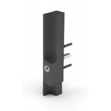 CIERRE MULTIFUNCION CON LLAVE BALCONERA EDGE NEGRO IZQUIERDA NI