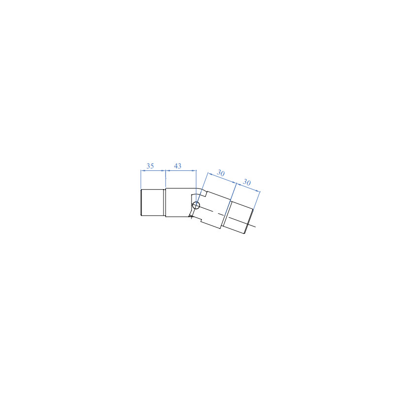 CODO ARTICULADO 38.2040 IBR X441 43 INOX BRILLO AISI 316 TUBO 43MM IN - detalle 2