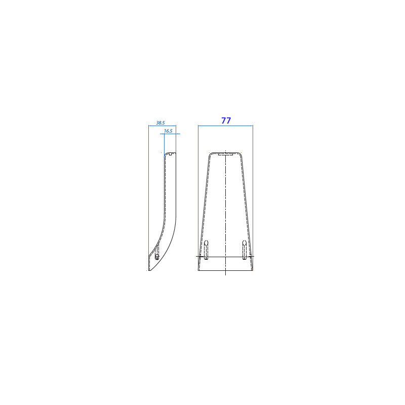 TAPA PINZA CAMALEON E2000360 INOX SATINADO AISI 304 JGO IN - detalle 2