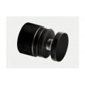 BOTON REGULABLE D50x40 50MM A350 NEGRO AISI 316 VIDRIO 8 21 52MM HE