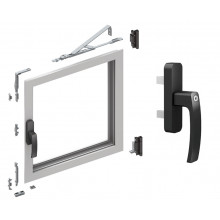 OSCILO CON LLAVE CUADRO 5120 NEGRO MINI 340 450 MR