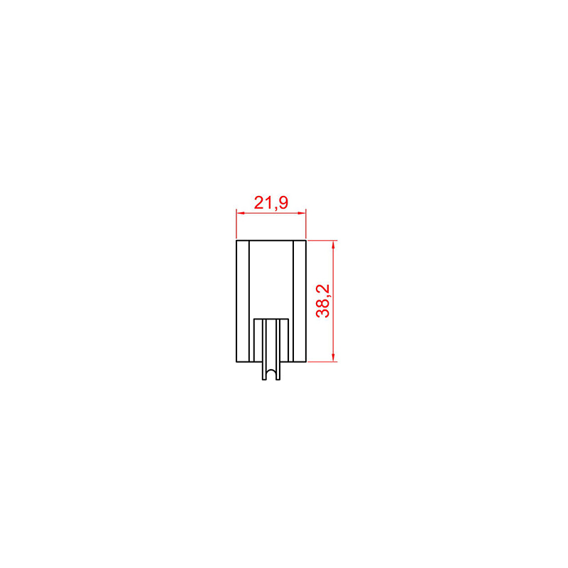 RUEDA ELEVABLE SIMPLE 100KG ZINCADO CON SELLANTE 600 H.C.S HE - detalle 2