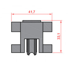 RUEDA CONFORT C 2 TANDEM ROD. AGUJAS HE