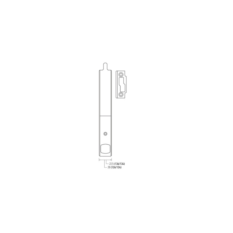 PASADOR 2 HOJA C.22 136 134 PLASTICO JGO MR - detalle 2