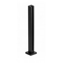 POSTE CUADRADO INICIO FINAL H 801 NEGRO VIDRIO 8 12MM FO