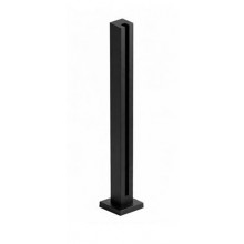 POSTE CUADRADO INICIO FINAL H 801 NEGRO VIDRIO 8 12MM FO