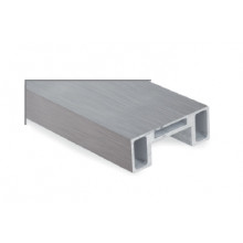 PASAMANOS RANURADO E10003227 3 PLATA ANODIZADO RECTANGULAR metro IN