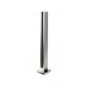 POSTE CUADRADO INTERMEDIO H 802 PSS INOX BRILLO   embellecedor AISI 316 VIDRIO 8 12MM FO