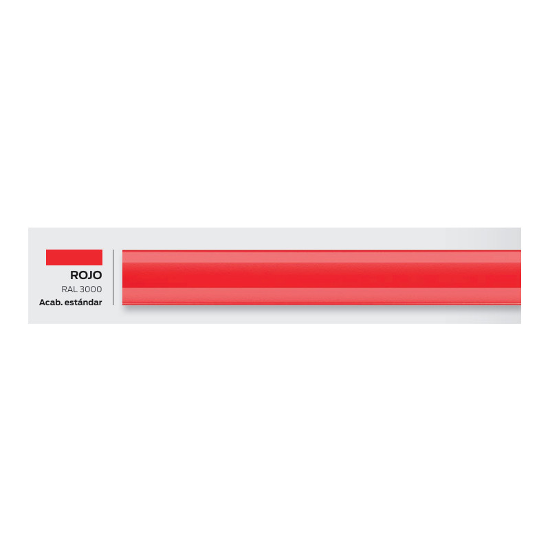 BARRA ANTIPANICO ALPHA PUSH 1.07A07.25.0 ROJA 1500MM CS