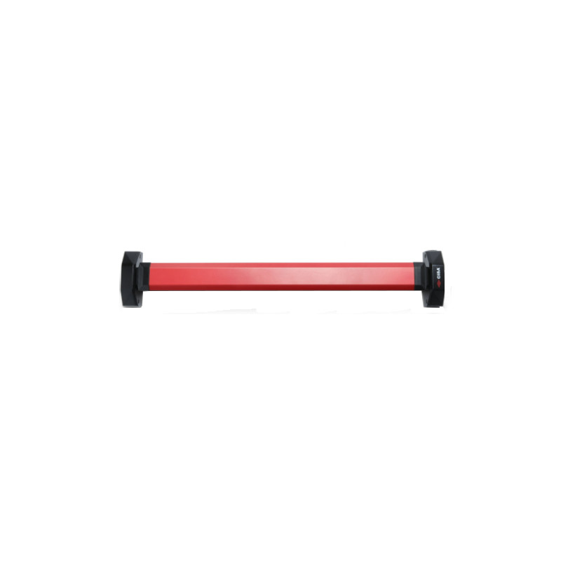 ANTIPANICO 2 PUNTOS ALPHA TOUCH 1.5M816.11.0 NEGRO CON BARRA ROJA 840MM CS