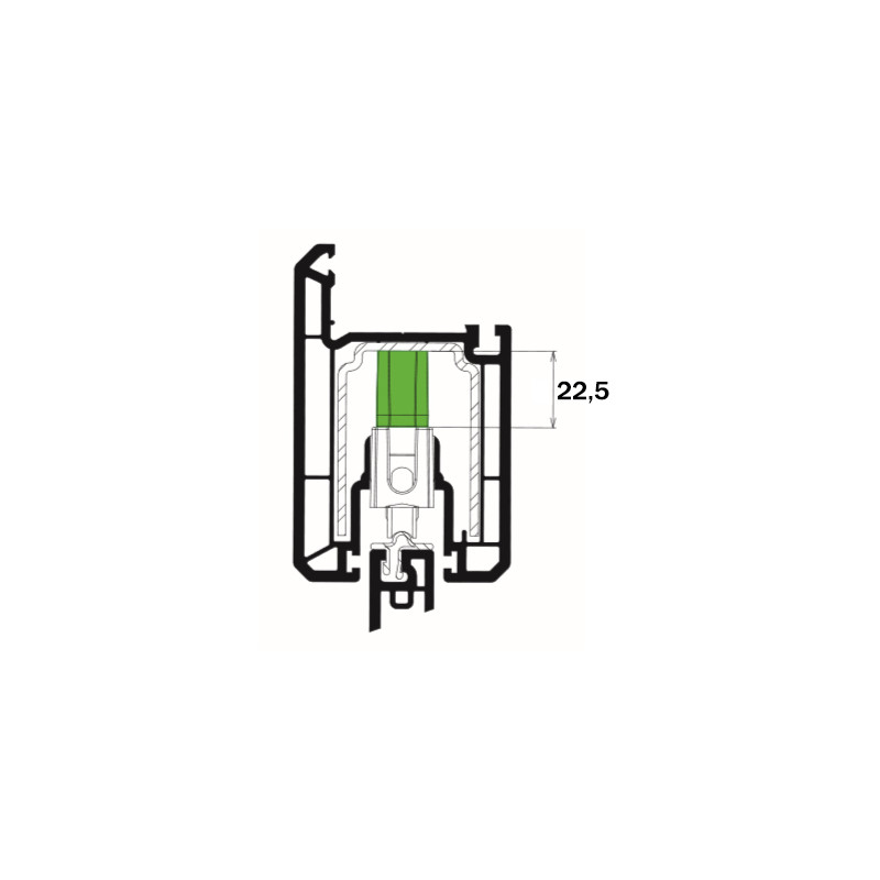SUPLEMENTO RUEDA SPHINX DS 4834A 22.5MM - detalle 2