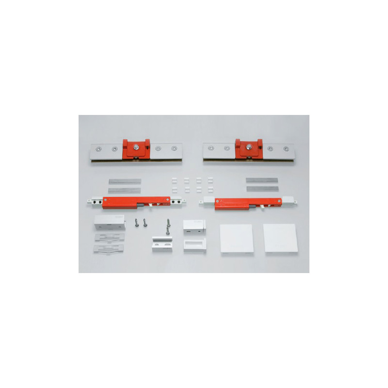 JUEGO CARROS 2360 UNIKGLASS ROLLGLASS 100KG FRENO KBS ACCESORIOS PLATA KL, detalle 2