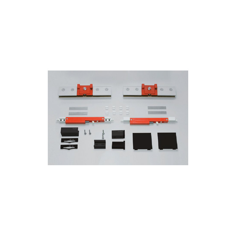 JUEGO CARROS 2391 UNIKGLASS ROLLGLASS 100KG FRENO KBS ACCESORIOS NEGRO KL, detalle 2