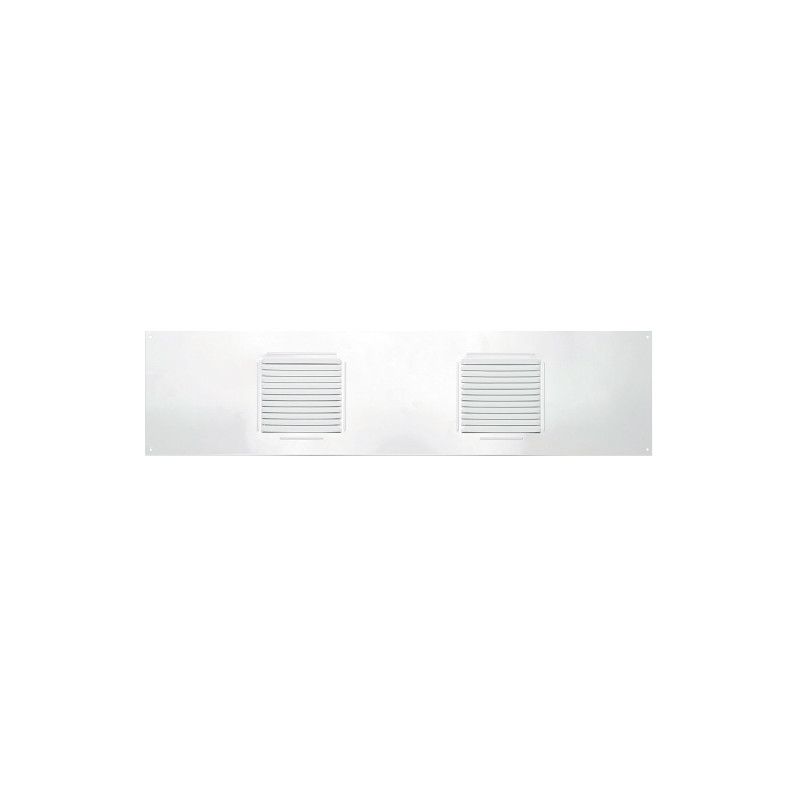 REJILLA VENTILACION 80X20 BLANCA 2 TROQUELES A DOS CARAS TC