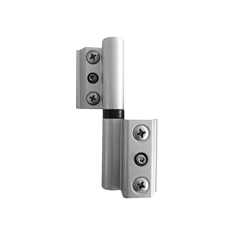 Bisagra CE 1070.1 PLATA LACADO RAL 9006 IZQUIERDA E.I. P.I. DB