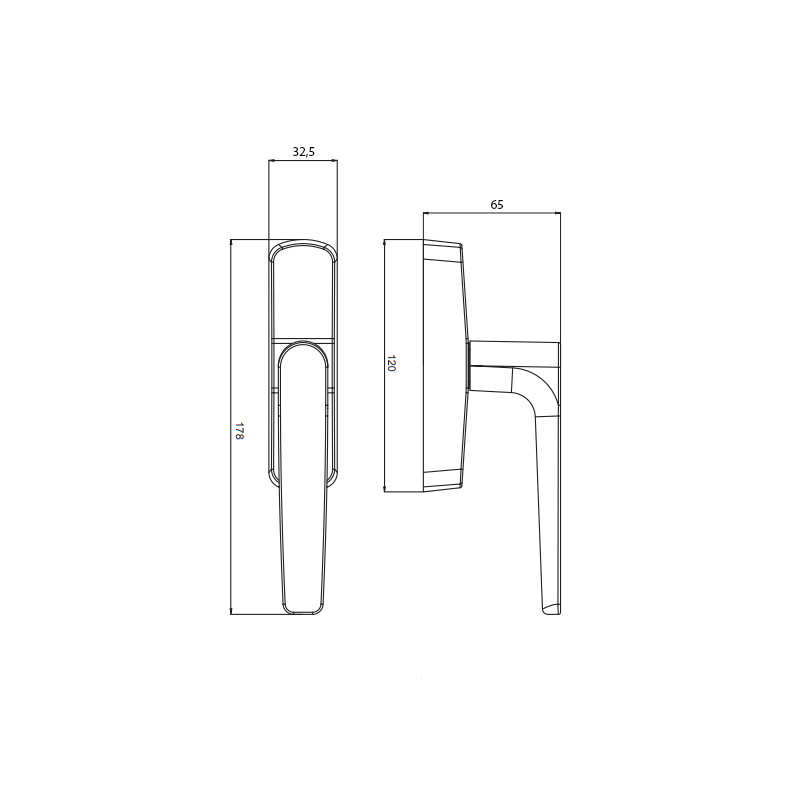 Cremona AP. INT. CON LLAVE IGUAL KARMA 6062K BLANCA MS, detalle 2
