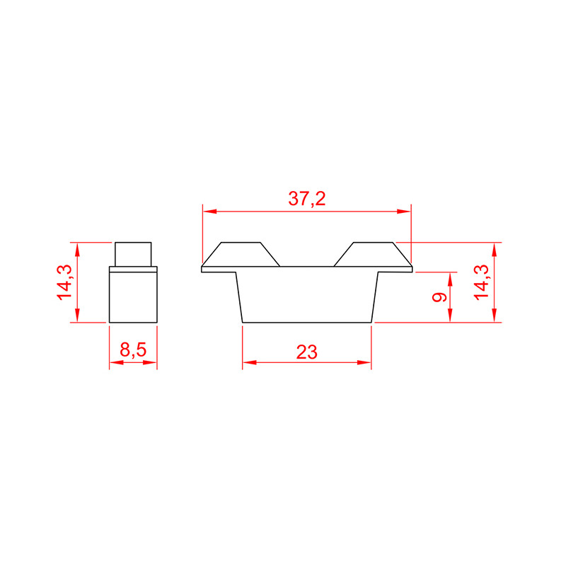 CONTRACIERRE S 800 GV 75 C 9006 1 20 5 Z FB, detalle 2