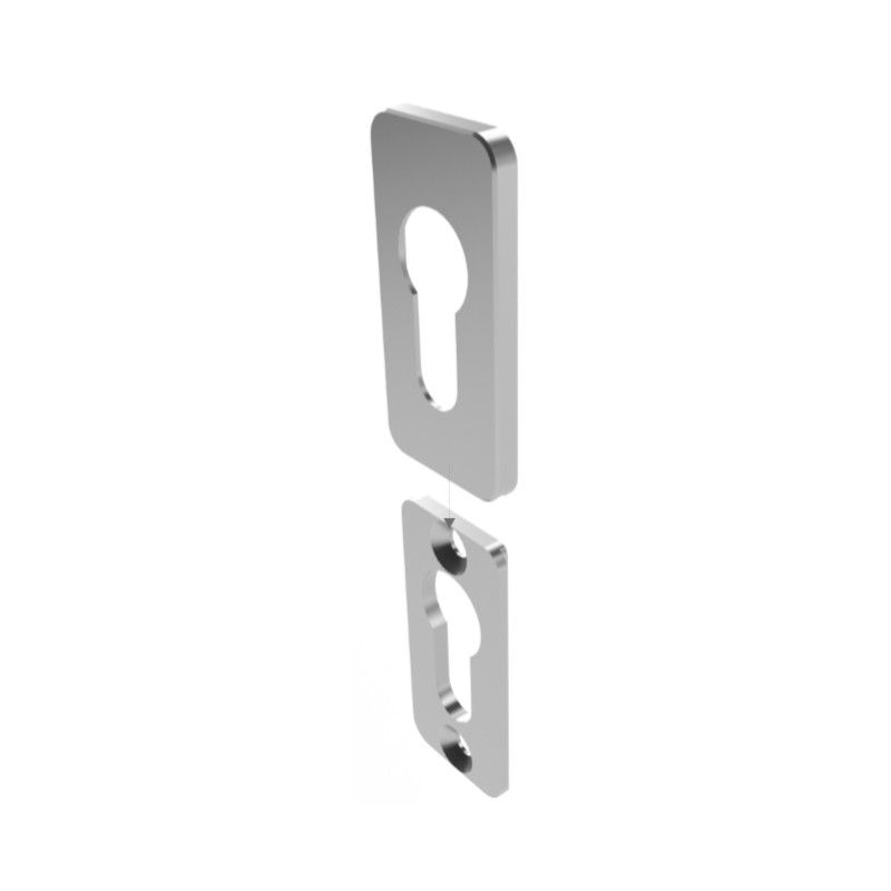 EMBELLECEDOR CILINDRO BLANDA D0070.AN ANODIZADO PLATA DB