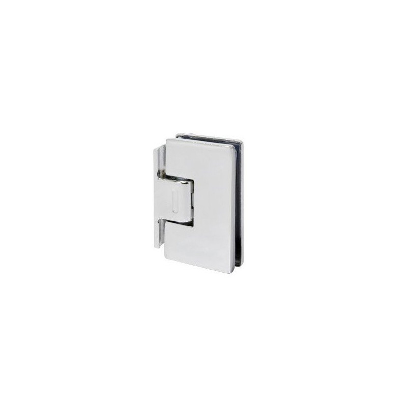 BISAGRA MAMPARA DESPLAZADA PARED VIDRIO 26.0102 CRO 50180D CROMO GD