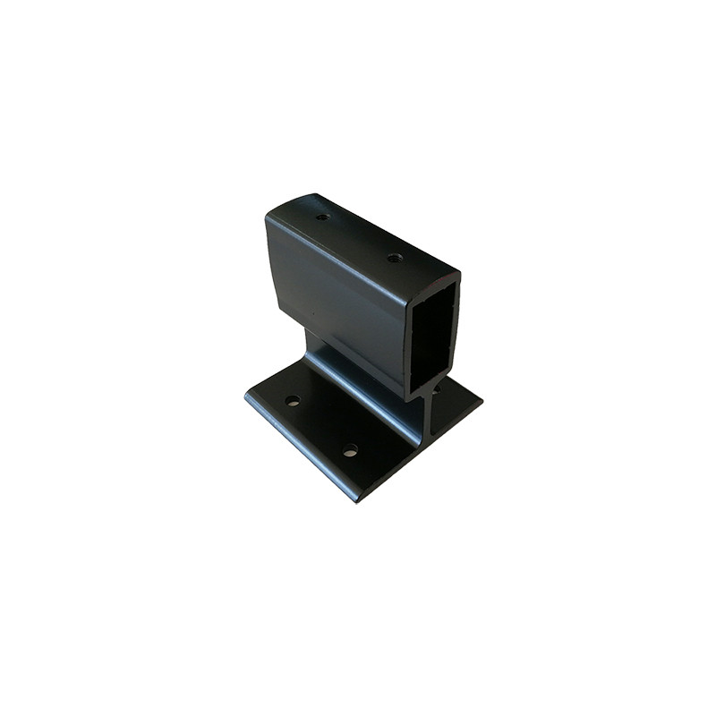 SOPORTE EXTERIOR BARANDILLA 5081 NEGRO 40X20 TC