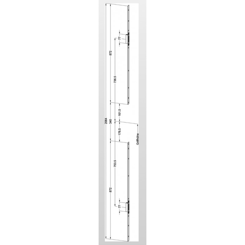 CERRADERO GANCHO LARGO 1406627 CE SUPERIOR INFERIOR TECHNAL UNNOTHERMICO PH PY AV3 JGO WK - detalle 2