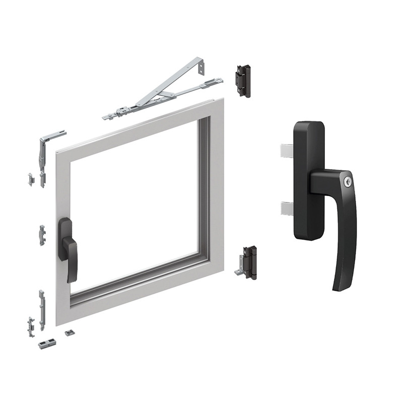 OSCILO CON LLAVE CUADRO 5120 NEGRO LARGO 900 1200 MR