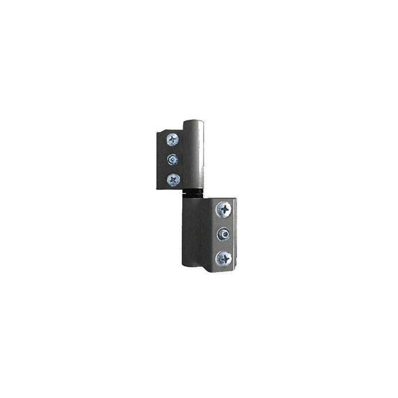 BISAGRA CE 1070.1 RAL 7022 TXT IZQUIERDA E.I. P.I. DB