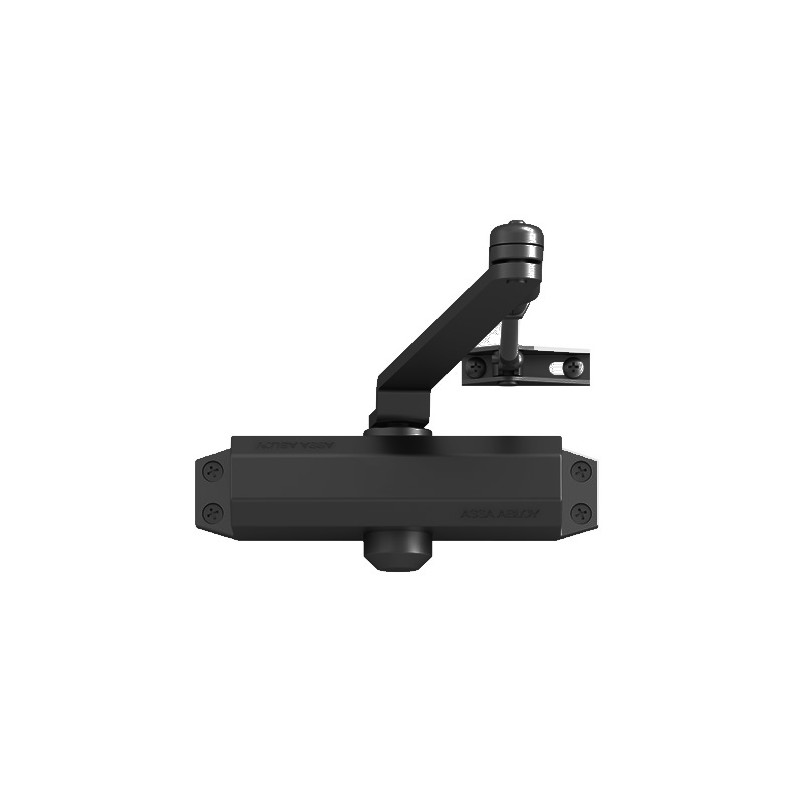 CIERRAPUERTAS SIN RETENCION DC110 NEGRO 80KG FUERZA 2 4 TS