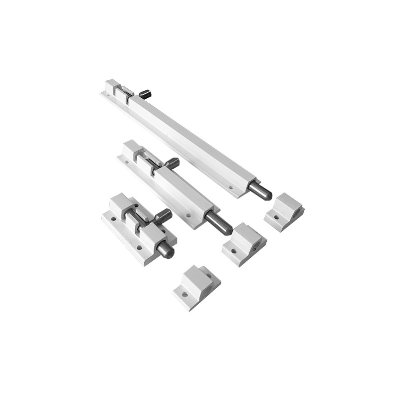 CERROJO 320AI AP. INT. BLANCO 100MM VARILLA INOX 8MM TC