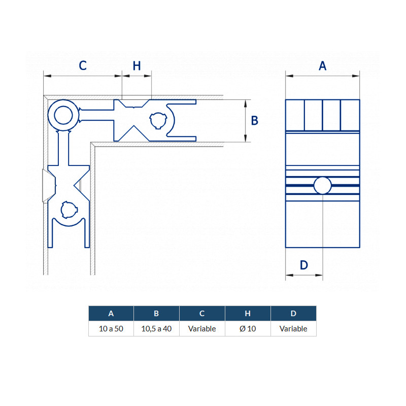 ESCUADRA GRADUABLE 12 2414 C TBR2414 AN - detalle 2