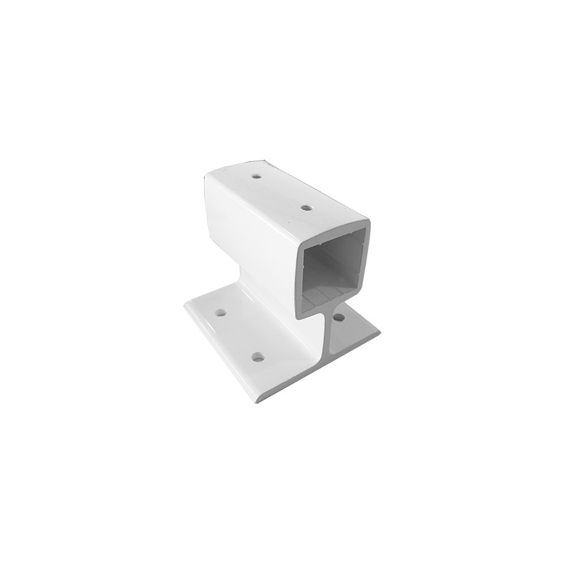 SOPORTE EXTERIOR BARANDILLA 5082 BLANCO 30X30 TC
