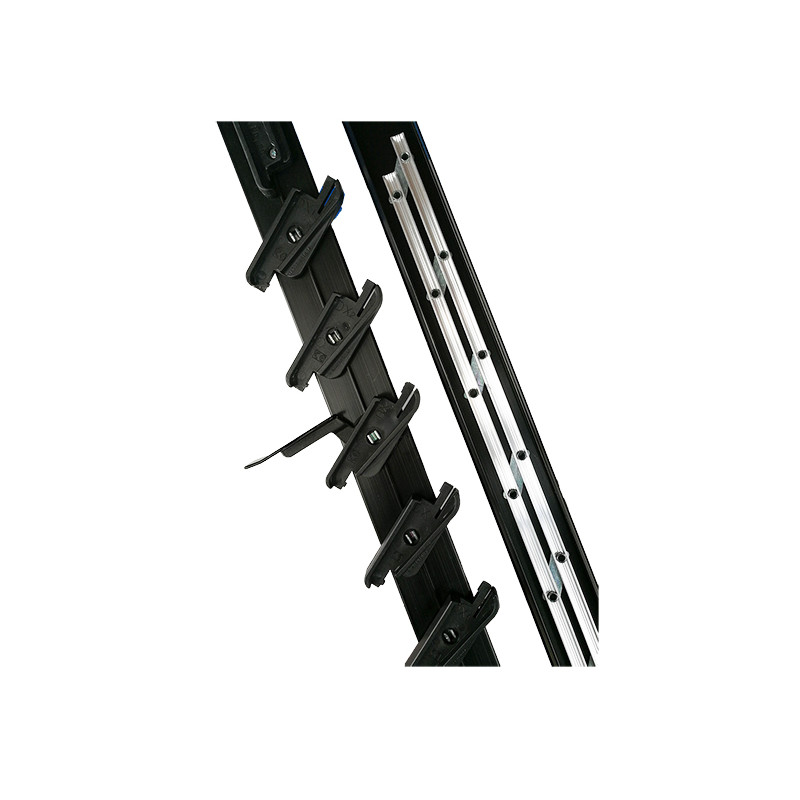 Mecanismo MRD 7 lamas P-70 negro derecha con palanca