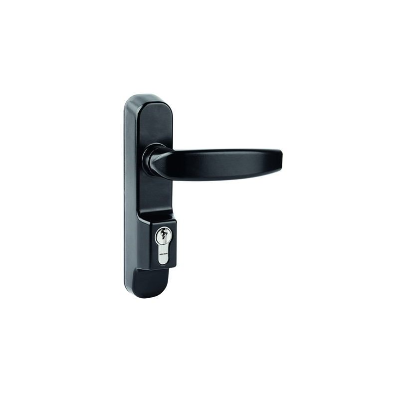 MANILLA CON LLAVE ANTIPANICO H301 NEGRA MR