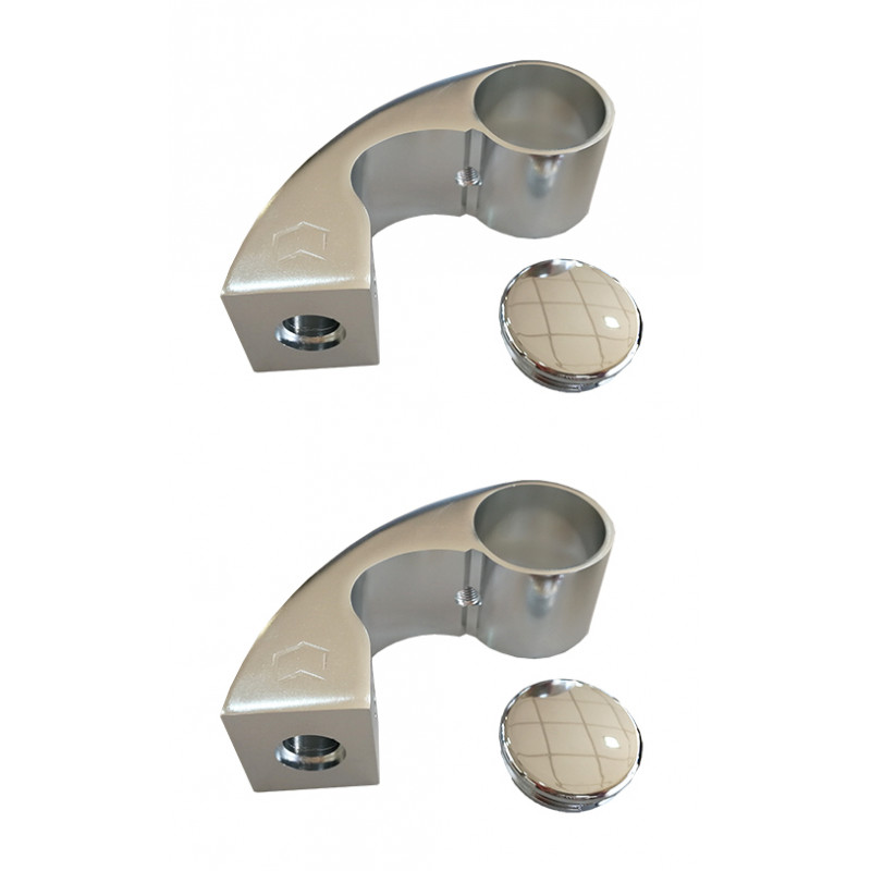 KIT PARA TIRADORES T40 ANODIZADO INOX KIT 42 1 JUEGO SIMPLE AN