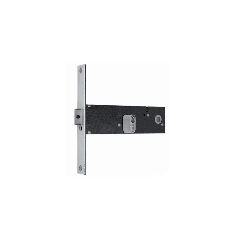CERRADURA 1 PUNTO ZOCALO 5790X80 CILINDRO 27X27 OVALADO GN