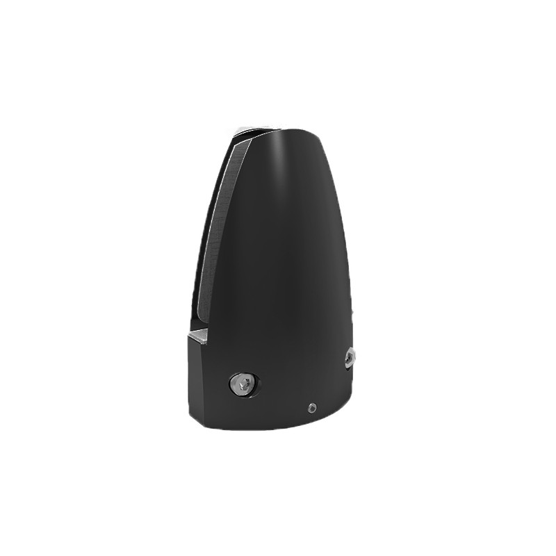 PINZA BARANDILLA REDONDA MC 210 NEGRA 1 jgo cuñas tornillos ALTURA 150MM VIDRIO 16 20MM MP