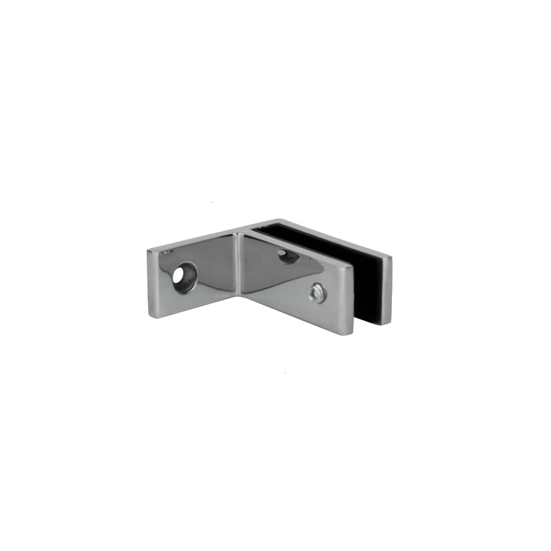 ESTABILIZADOR VIDRIO PARED SH 8080 10 12 SSS ISE0090AM INOX SATINADO AISI 316 VIDRIO 10 12MM FO