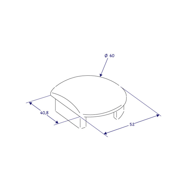 TAPON PASAMANOS 514R NEGRO TC - detalle 2